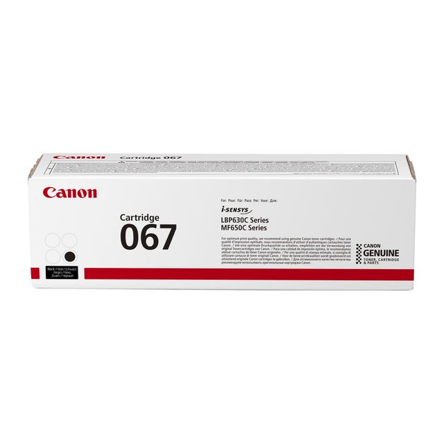 Canon 067 - Nero - originale - cartuccia toner - per Satera MF654Cdw, MF656Cdw