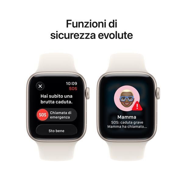 Apple Watch SE (3nd generation) SE 3 GPS + Cellular 44mm Cassa Alluminio Galass…