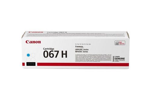 Canon 067 H - Alta capienza - ciano - originale - cartuccia toner - per i-SENSY…