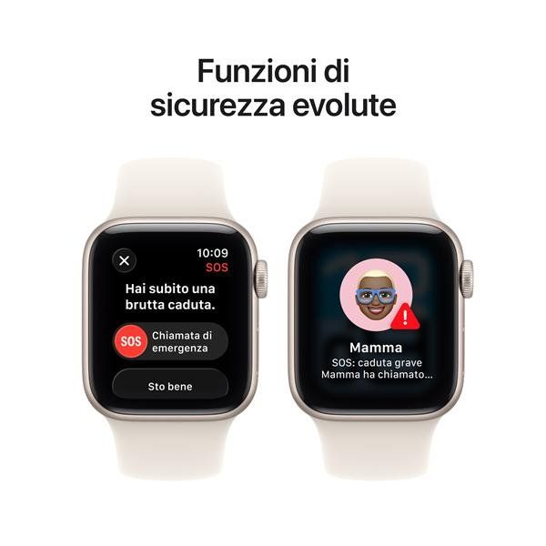Apple Watch SE (3nd generation) SE 3 GPS 40mm Cassa Alluminio Galassia con Spor…