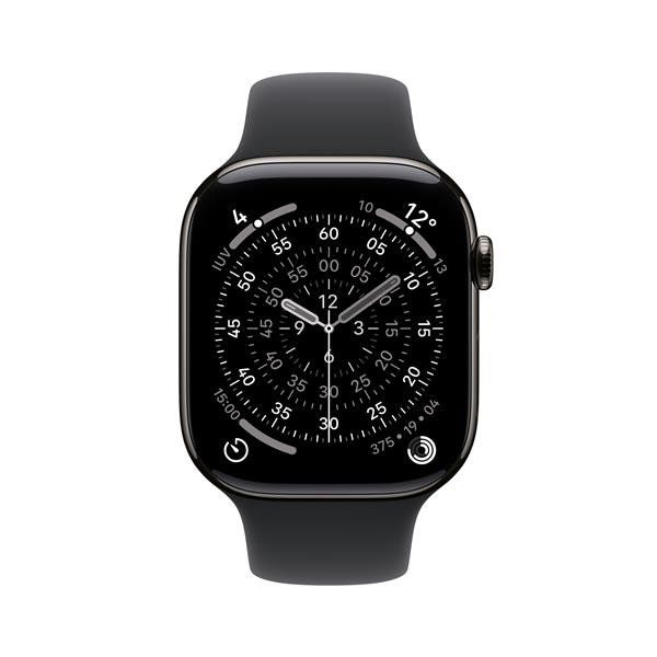 Apple Watch Series 11 GPS + Cellular 42mm Cassa Titanio Ardesia con Sport Band …