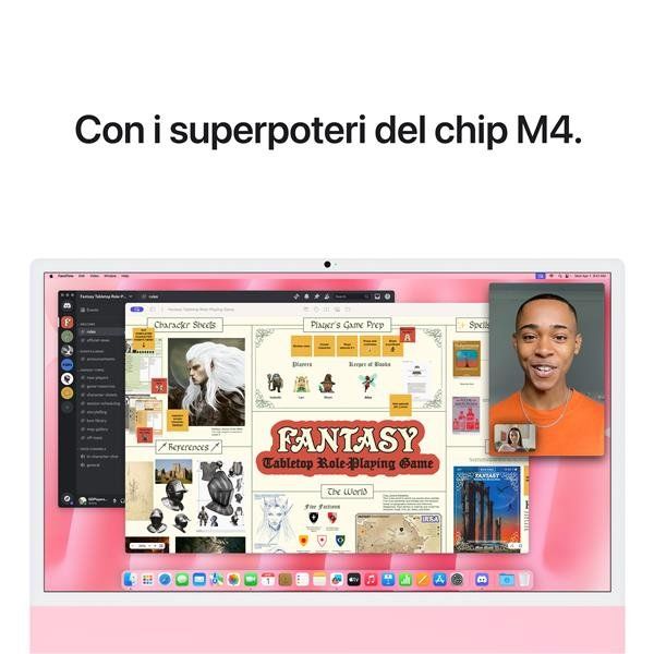 Apple iMac with 4.5K Retina display - All-in-one M4 fino a - RAM 24 GB - SSD 51…