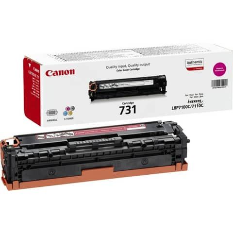 Canon 731 M - Magenta - originale - cartuccia toner - per i-SENSYS LBP7100Cn, LBP7110Cw, MF623Cn, MF628Cw, MF8230Cn, MF8280Cw