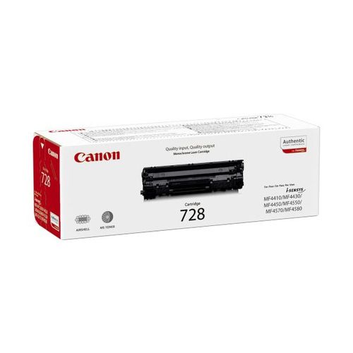 Canon CRG-728 - Nero - originale - cartuccia toner - per ImageCLASS MF4750; i-SENSYS FAX-L150, L170, L410, MF4550, MF4730, MF4750, MF4870, MF4890