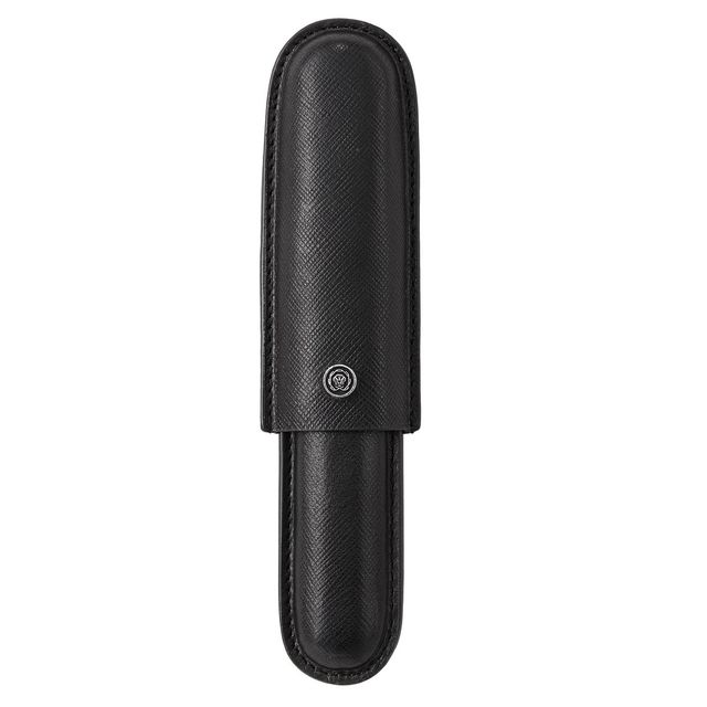 Astuccio portapenne Sigaro vera pelle Saffiano nero Cross