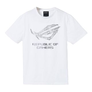 Asus ROG T-Shirt Mechanic, Taglia XL - Bianca