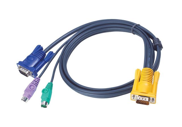 Aten 2L-5210P CABLE SP15M -- HD15M/MINIDIN6M