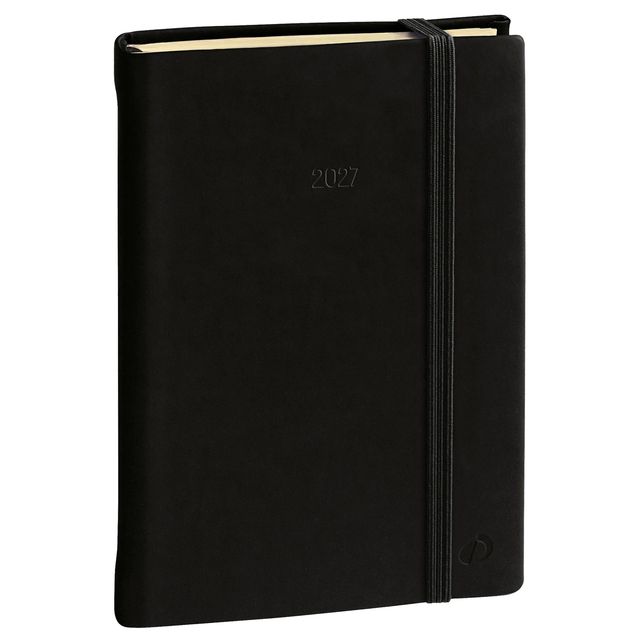 Agenda settimanale Affari Prestige ML 2027 - 10 x 15 cm - silk nero - Quo Vadis