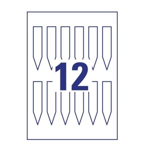 Avery Zweckform - Poliestere - frosted - micro-perforato - bianco - 100 x 20 mm…