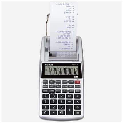 Canon P1-DTSC II - Calcolatrice scrivente con stampa - LCD - 12 cifre - batteri…