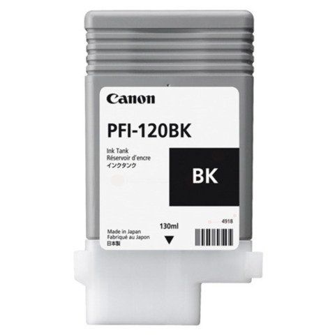 Canon PFI-120 BK - 130 ml - nero - originale - serbatoio inchiostro - per image…