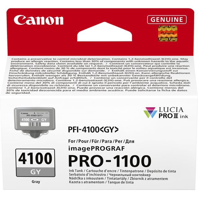 Canon PFI-4100 GY - 80 ml - grigio - originale - confezione da appendere - serb…