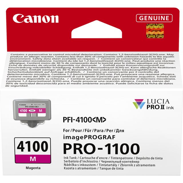 Canon PFI-4100 M - 80 ml - magenta - originale - confezione da appendere - serb…