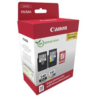 Canon PG-540/CL-541 Photo Paper Value Pack - Confezione da 2 - nero, colore (ci…
