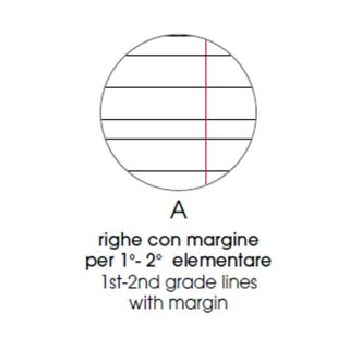 BE MORE CENTUS QUADERNO PUNTO METALLICO 100GR 150X210 mm A5 36 FOGLI A RIGHE 0A…