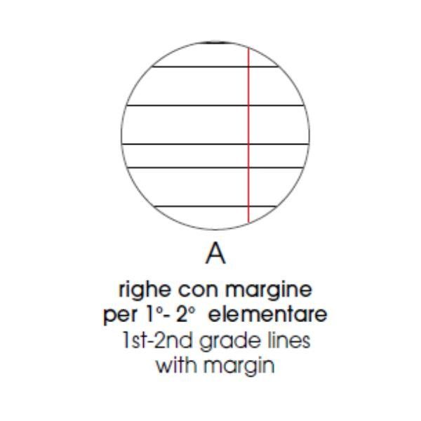 BE MORE CENTUS QUADERNO PUNTO METALLICO 100GR 150X210 mm A5 36 FOGLI A RIGHE 0A…