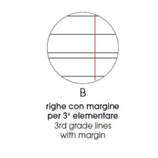 BE MORE CENTUS QUADERNO PUNTO METALLICO 100GR 150X210 mm A5 36 FOGLI A RIGHE 0B…