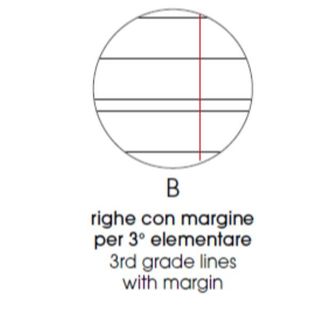 BE MORE CENTUS QUADERNO PUNTO METALLICO 100GR 210X297 mm A4 36 FOGLI A RIGHE 0B…