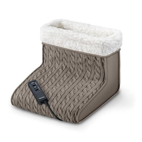 BEURER FWM45 SCALDAPIEDI ELETTRICO CON FUNZIONE MASSAGGIO IN MICROFIBRA IMBOTTI…