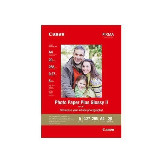 Canon Photo Paper Plus Glossy II PP-201 - Extra-lucida - 270 micron - 100 x 150…