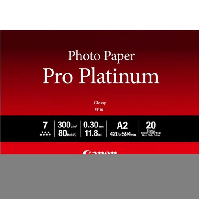 Canon Pro Platinum PT-101 - Extra-lucida - 300 micron - A2 (420 x 594 mm) - 300…