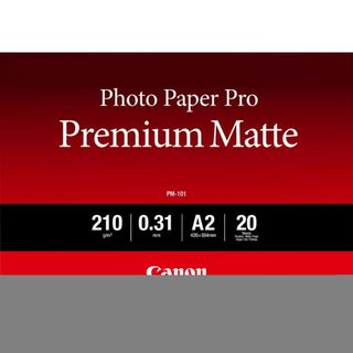 Canon Pro Premium PM-101 - Liscio opaco - 310 micron - tono bianco caldo - A2 (…