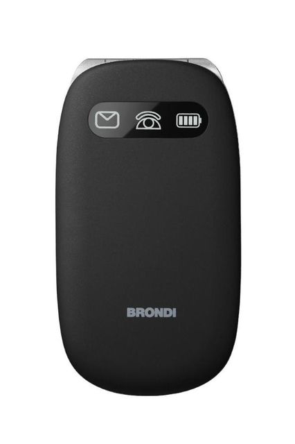 BRONDI CELLULARE AMICO COMFORT NERO RUBBER