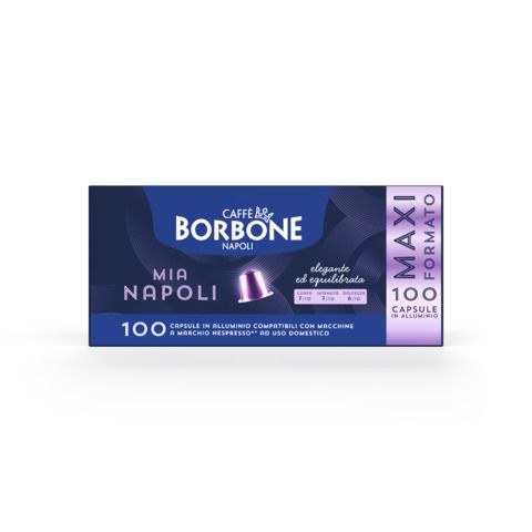 Capsule compatibili Nespresso® Caffè Borbone Mia Napoli miscela oro - conf. 100…