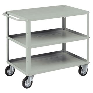 Carrello da lavoro - 3 vasche da 93 x 600 cm - 104 x 60 x 86,5 cm - grigio - Te…