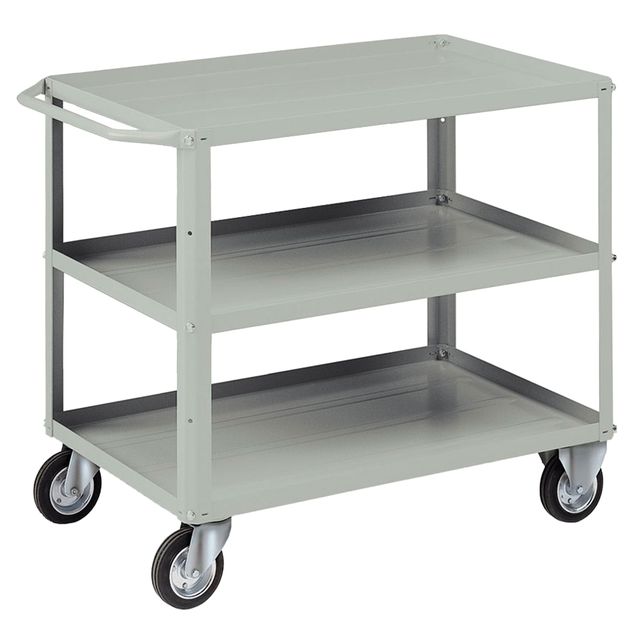 Carrello da lavoro - 3 vasche da 93 x 600 cm - 104 x 60 x 86,5 cm - grigio - Te…