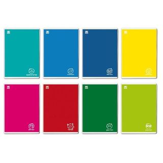 Blasetti Colorface - Taccuino - A4 - 18 fogli / 36 pagine - quadrettato - dispo…