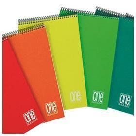 Blocco One Color - A4 - quadretto 5 mm - 60 fogli - 60 gr - spiralato lato cort…