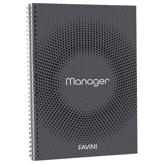 Blocco Spiral Manager 4 fori - microperforato - 23 x 29,7cm - 10mm - 80gr - 90 …