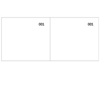 Blocco scontrino 2 sezioni - 100 copie numerate - bianco - 5,8 x 13 cm - DU1600…