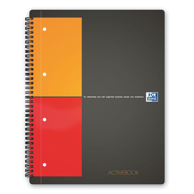 Blocco spiralato International Activebook - 5mm con margine - 240 x 297mm - 80g…