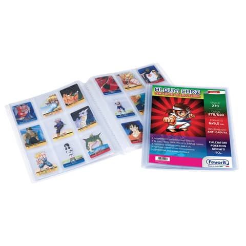 Album porta figurine personalizzabile A4 Favorit 30 buste - f.to figurine 6x9,5…