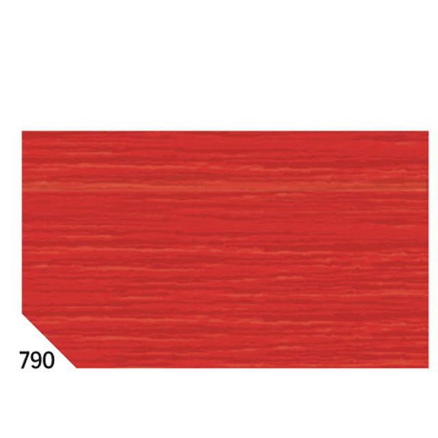 Carta crespa - 50 x 250 cm - 48 gr - rosso ciliegia 790 - Rex Sadoch - conf.10 …