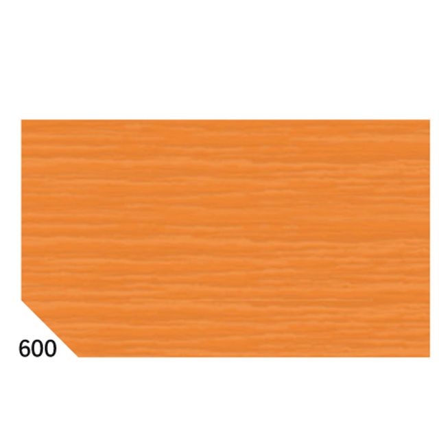 Carta crespa colorata Rex-Sadoch in rotolo 50x250 cm arancione KR363600