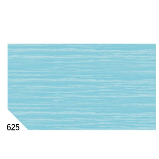 Carta crespa colorata Rex-Sadoch in rotolo 50x250 cm celeste KR363625