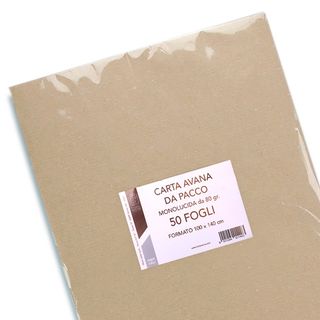 Carta da pacco Florio Carta ripiegata 80 g/m² - 100x140 cm avana - conf. 50 pz …