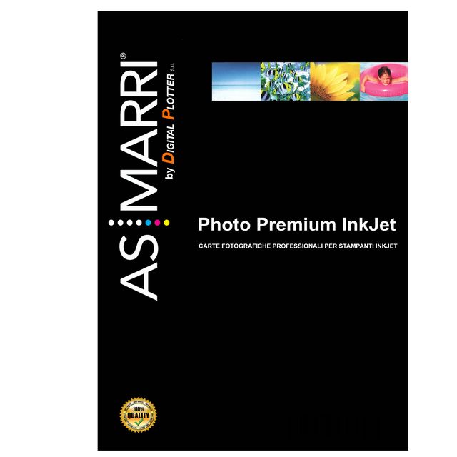 Carta fotografica - per inkjet - A4 - 270 gr - 40 fogli - effetto lucido - bian…