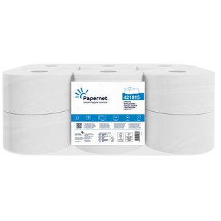 Carta igienica Centrefeed Mini Jumbo D19cm x 210m bianco Papernet