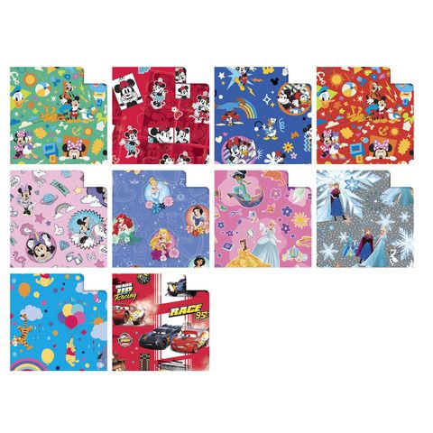 Carta regalo in fogli Rex-Sadoch fantasia Walt Disney - 140x100 cm - conf. 10 p…