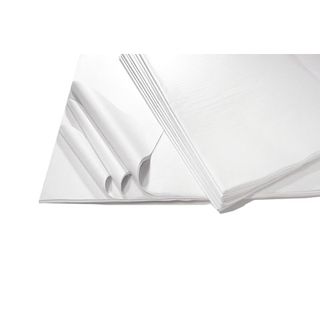 Carta velina Deco 100x140 cm - 22 g/m² - conf. 100 fogli - bianco 12680