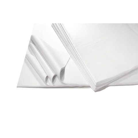 Carta velina Deco 100x140 cm - 22 g/m² - conf. 100 fogli - bianco 12680