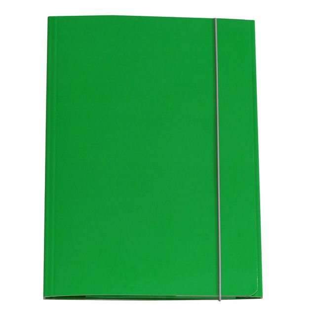 Cartella 3 lembi con elastico - A4 - dorso variabile - cartone plastificato - v…