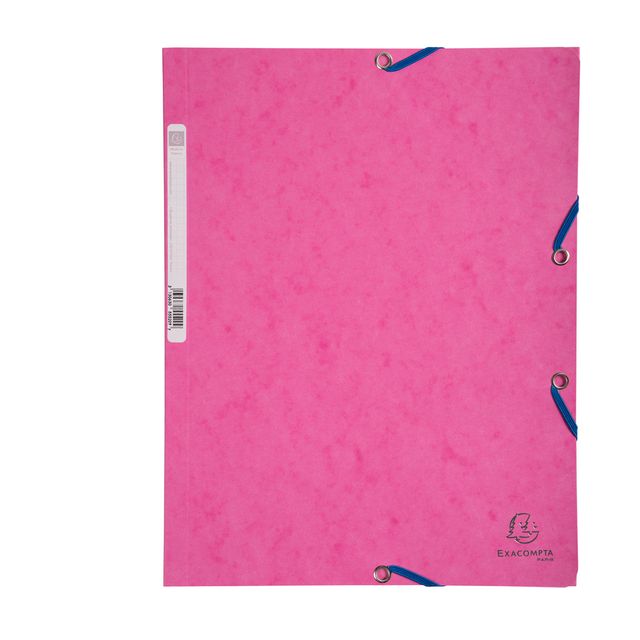 Cartella 3 lembi con elastico angolare - A4 - dorso 0,3 cm - cartoncino Lustrè …