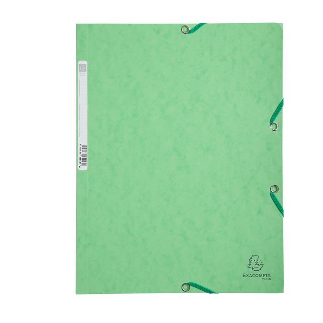 Cartella 3 lembi con elastico angolare - A4 - dorso 0,3 cm - cartoncino Lustrè …