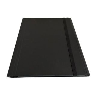 Cartella 3 lembi con elastico piatto - A4 -dorso variabile - grigio - Starline