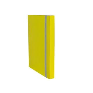 Cartella a tre lembi in presspan Cartotecnica del Garda 35x50 cm colore giallo …